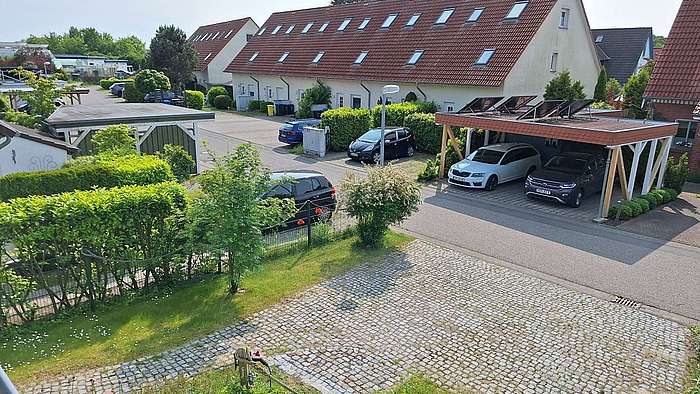 Ausblick vom Balkon