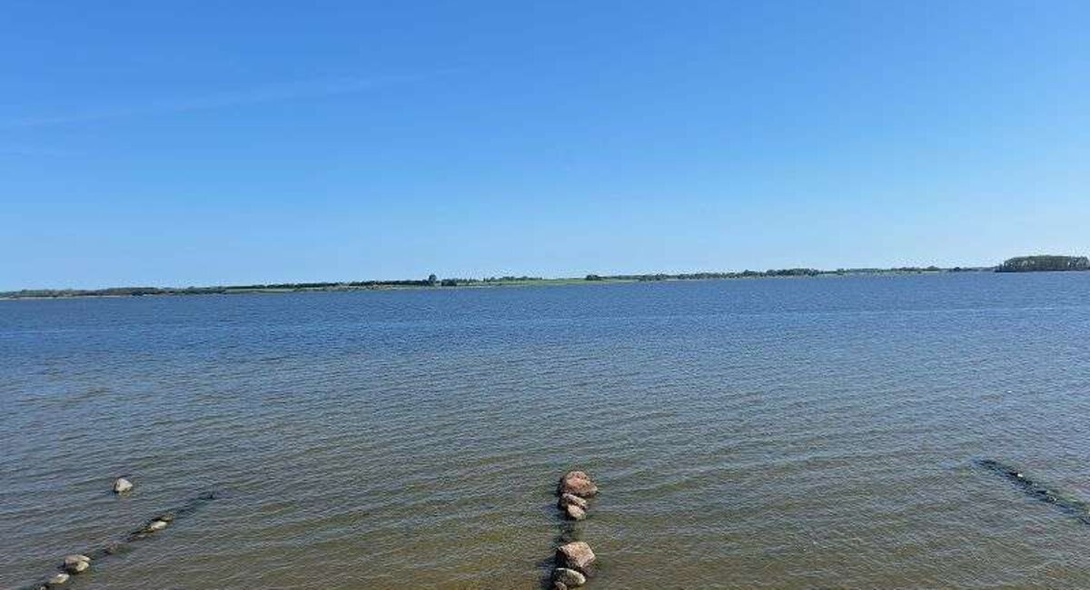 Blick über Strelasund nach Rügen