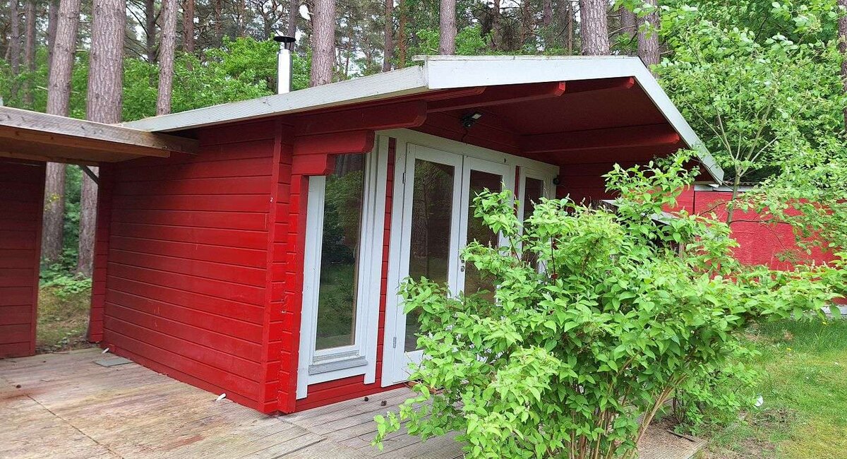 Gartenhaus als Außenbüro bzw. Gästehaus