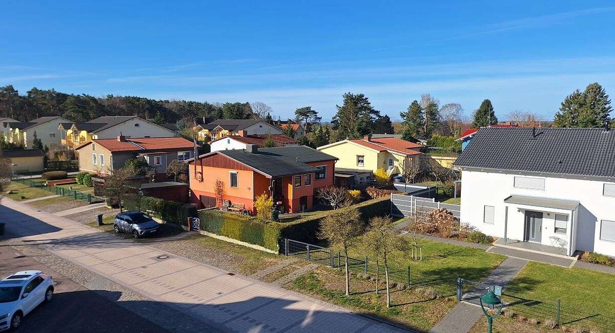 Ausblick vom Balkon